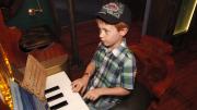 A child playing the piano